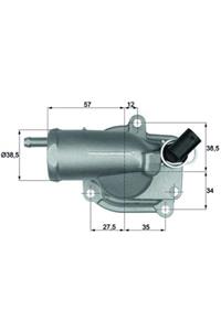 akmirza Termostat 87c M.benz Pkw Om 611 W210 E220 Cdı Th 10 87