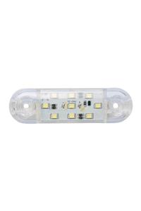 NETOTOMARKET 9 Ledli Tombul Parmak Led Lamba Beyaz 12-24 Volt