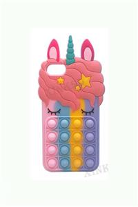 Kılıfsiparis Iphone 6/6s / 7 / 8 / Se 2020 Uyumlu Unicorn Pop It Kılıf