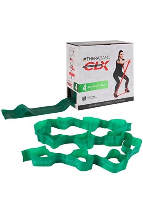 THERABAND Yeşil Clx 11 Loops Egzersiz Bandı