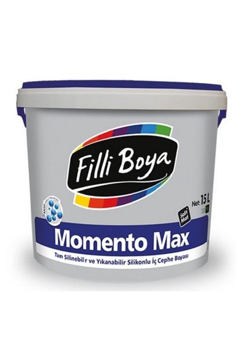 Filli Boya Momento Max 15 lt Tam Silinebilir Slikonlu Iç Cephe Boyası