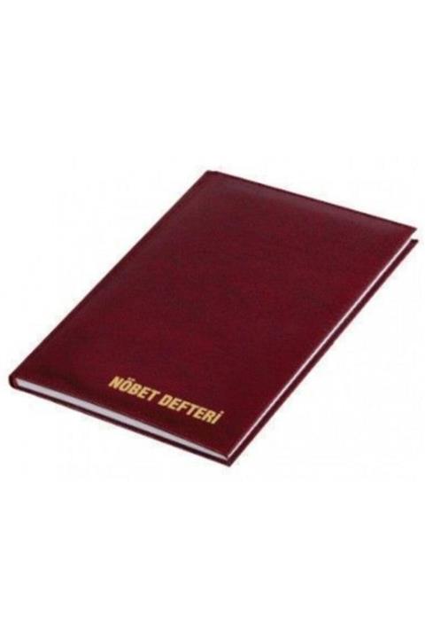 Gülpaş Öğretmen Nöbet Defteri Ciltli Suni Deri