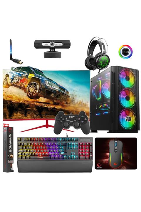 Zeiron Arx60 Ryzen 5 3600 16gb 240gb Ssd 1tb Hdd Rx550 24\