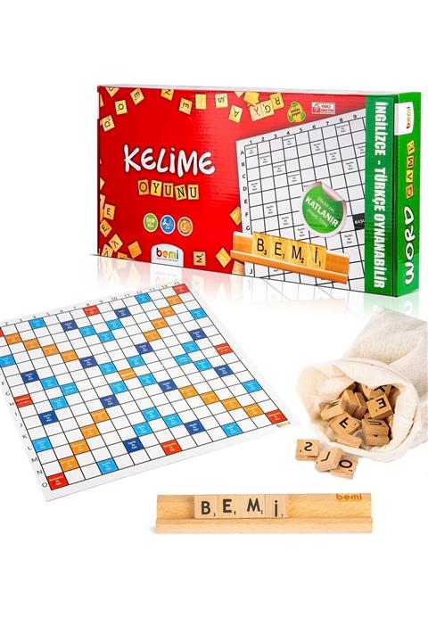 BEMİ Kelime Oyunu - Sağlıklı Eğitici Zeka Strateji Çocuk Ve Aile Oyunu