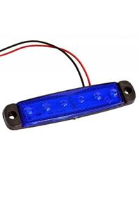 NETOTOMARKET Mavi 6 Ledli Parmak Led Lamba 12-24 v