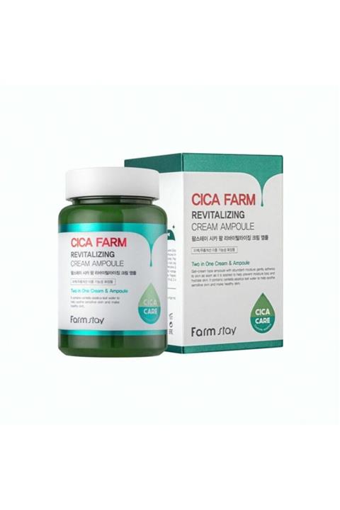 Farmstay Centella Asiatica Içeren Yatıştırıcı, Canlandırıcı Krem Ampul 250ml