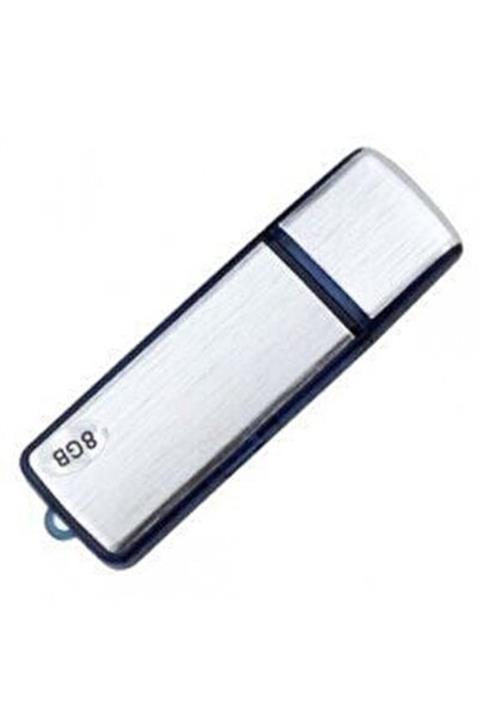 Kingboss Usb Flash Bellek Gümüş Metal 8gb Ses Kayıt Cihazı