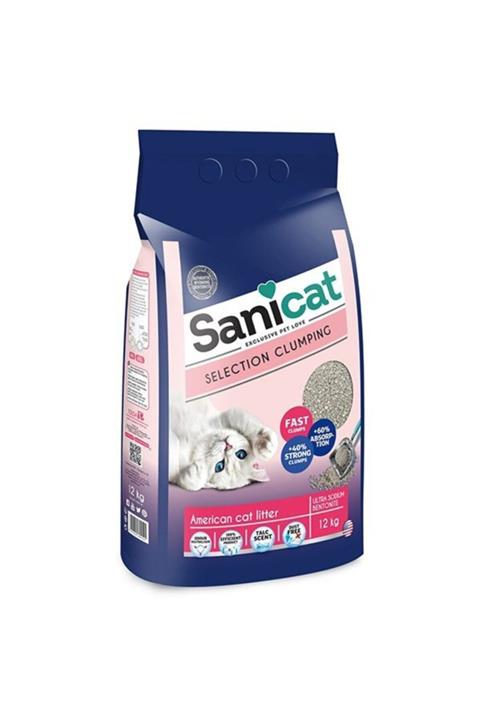 Sanicat Selection Hızlı Topaklanan Kedi Kumu 12 Lt