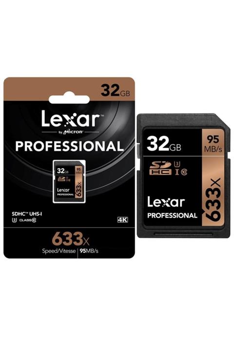 Lexar Panasonic Ag-ac8 Kamera Için, Ideal 32gb, 95mb/s Hafıza Kartı