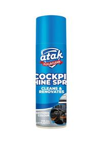 Atak Full Clean Araç İçi Temizleyici Ve Torpido Parlatıcı Silikon Köpük Spreyi 385 ml