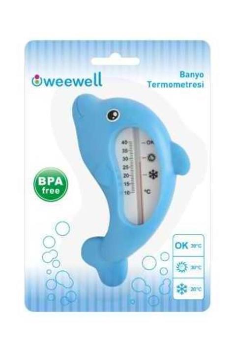 WEEWELL Mavi Banyo Termometresi