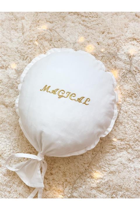 La Lumiere Dekoratif Balon Yastık Magical Nakışlı