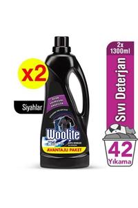 Woolite Koyu Renkler 1300 ml Sıvı Çamaşır Deterjanı - 2 Adet