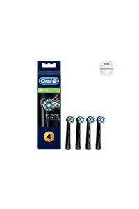 OralB Oral B Şarjlı Diş Fırçası Yedek Başlığı Cross Action Siyah 4'lü Black