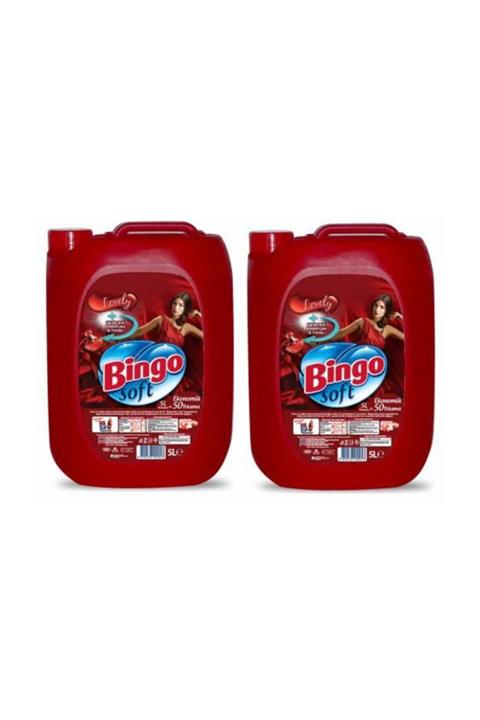 Bingo Soft Lovely Çamaşır Yumuşatıcı 5 Litre X 2 Adet