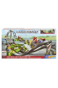 HOT WHEELS Mario Kart Motorlu Çılgın Dönüş Parkur Yarış Set Gcp27