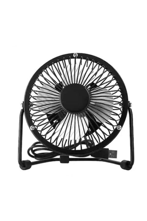 Melins Usb Fan Usb Vantilatör Usb Mini Fan Masaüstü Taşınabilir Metal Pervane Mini Vantilatör