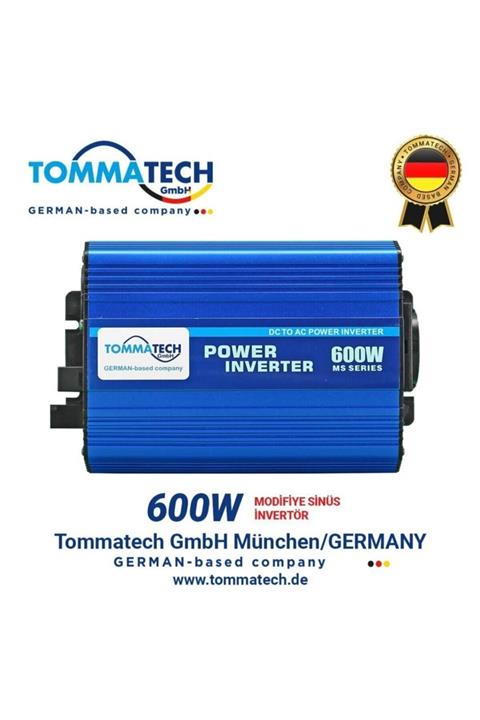 Tommatech Modifiye Sinüs Inverter 12v 600w