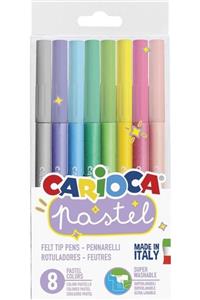 CARIOCA Pastel Yıkanabilir 8'li Keçeli Kalem