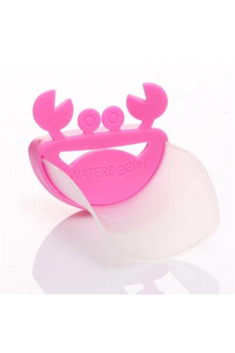 Okyanushop Çocuklar Için Sevimli Musluk Uzatma Başlığı Pembe-beyaz