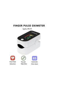 FİNGERTİP PULSE OXİMETER Finger Clip Pulse Parmak Tipi Oksimetre Nabız Oksijen Ölçer Nabız Ölçer Beyaz