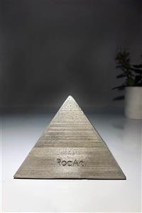 RocArt Home Beton Piramit Telefon Tablet Tutucu  Gri