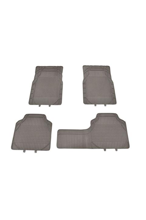 ÖZGÜÇYEDEK Paspas Saft Ustu Lux Tıp (2 On+1 Arka) Askılı Grı Model 5