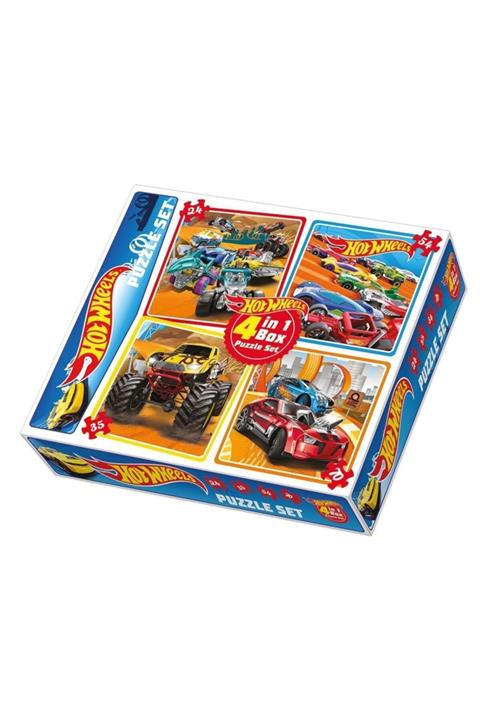 DIYTOY Hot Wheels 4 In 1 Puzzle