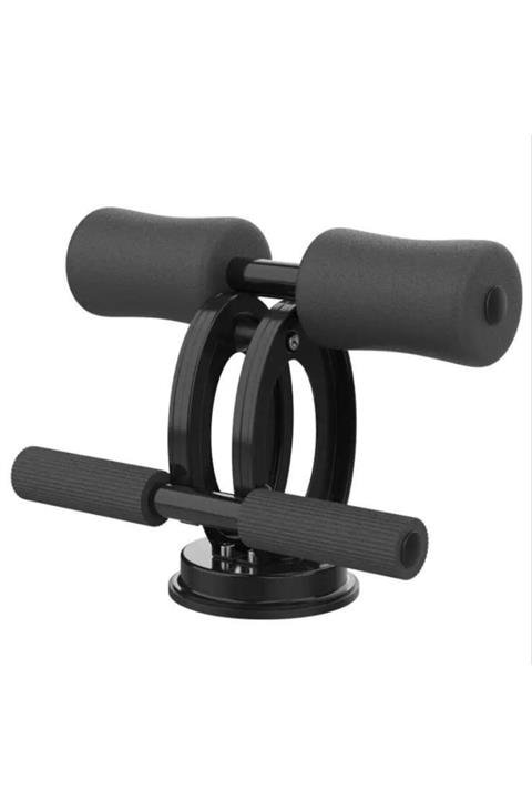 Clifton Yeni Model Ayarlanabilir Vakumlu Mekik Aleti Sit-up Bar Siyah