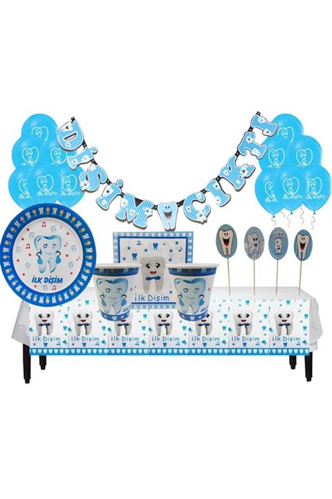 Partimarka Ilk Diş Konsepti Parti Seti 24 Kişilik