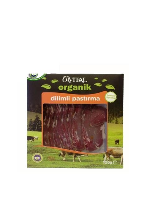 Orvital Organik Dilimli Çemensiz Dana Pastırma 120 Gr