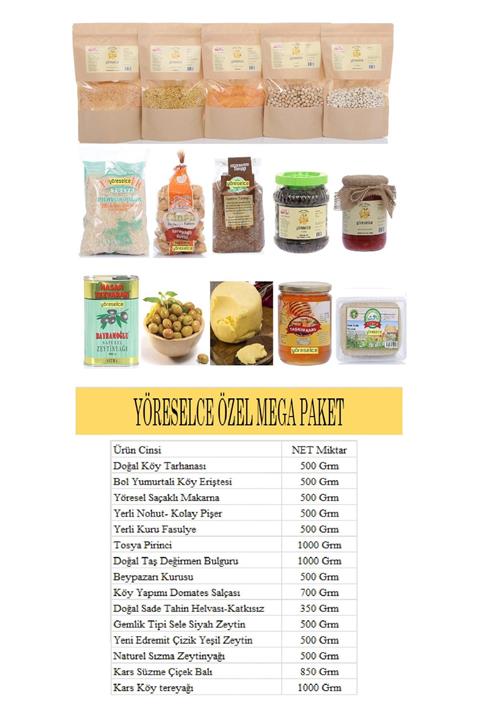 Yöreselce Yöresel Ramazan Kumanyası Mega Paket 15 Çeşit
