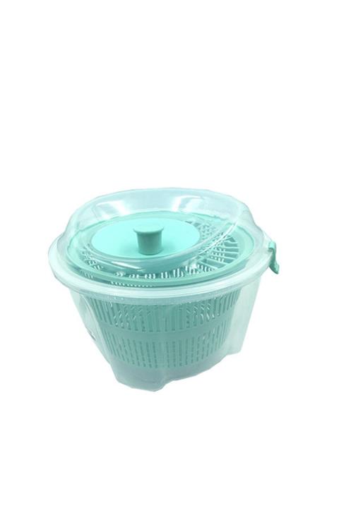 Gondol Plastik Turkuaz Lux Sebze Ve Salata Kurutucu 4.40 litre Elle Cevirmeli