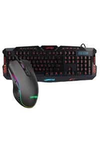 layftech J30-a867 Gaming Klavye Mouse Set,rgb 6400 Dpı Oyuncu Klavye Mouse Set