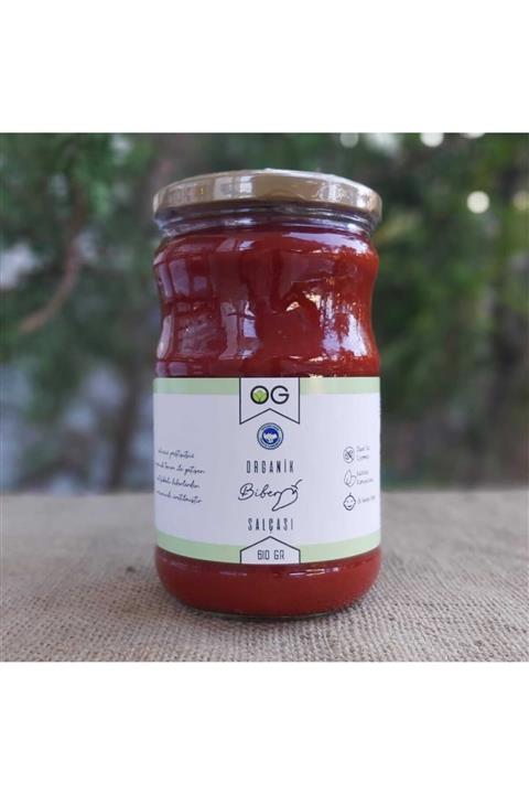 OG natural Organik Tuzsuz Biber Salçası 610 gr