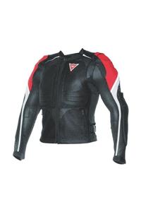 Dainese Sport Guard Black Red Full Koruma Yazlık File Mont Ceket