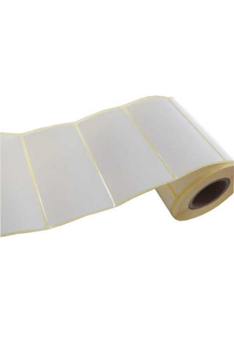 ERPOS 40x80 Termal Barkod Etiketi Beyaz (bir Rulo 1000 Sarım)