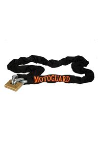 Motoguard 14 mm Kesilmeyen Güvenlik Zinciri 2 mt ve  Kilit Mp1502