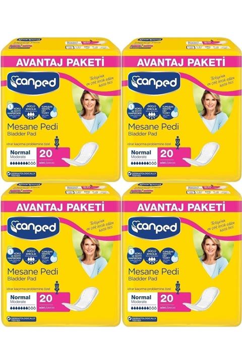 Canped Mesane Pedi Avantaj Paket Klasik M-orta Boy Normal 80 Adet