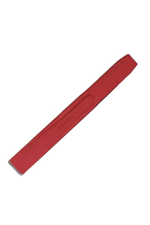 Badem10 Kırmızı Despa Oluklu Düz Keski 300 mm