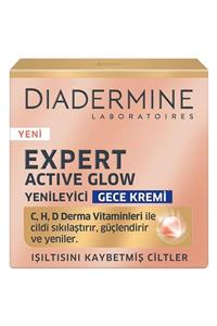 Diadermine Expert Active Glow Yenileyici Gece Kremi