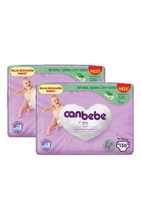 Canbebe Bebek Bezi 4+ Beden / Maxi + Aylık Ekonomik Paket 272 Adet