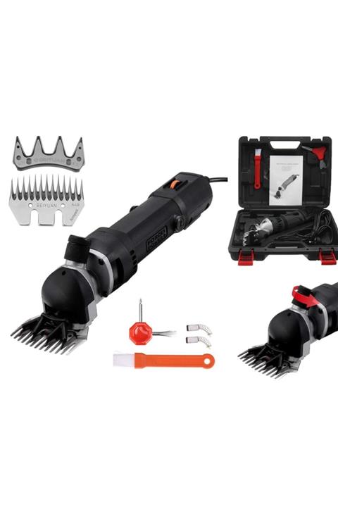 forces power F Çift Hava Soğutmalı Bakır Sargılı Bıçak Koyun Kırkım Makinasi 2200 W