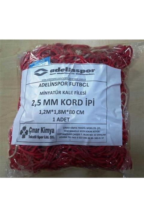 adelinspor Minyatür Kale Filesi 120 Yükseklik 180 Genişlik 60 Derinlik cm