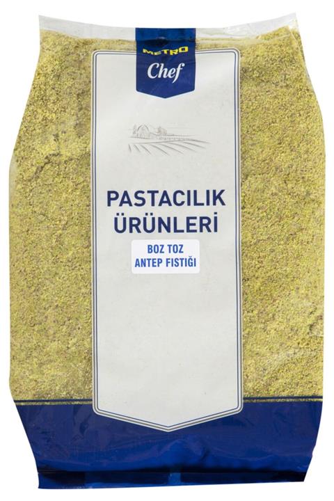 Metro Chef Burfez Antep Fıstığı Toz- Çekilmiş Boz Fıstık 1 Kg