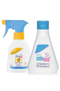 Sebamed Çocuk Yaz Seti - Baby Sun Sprey 50spf 200ml - Baby Şampuan 150 Ml