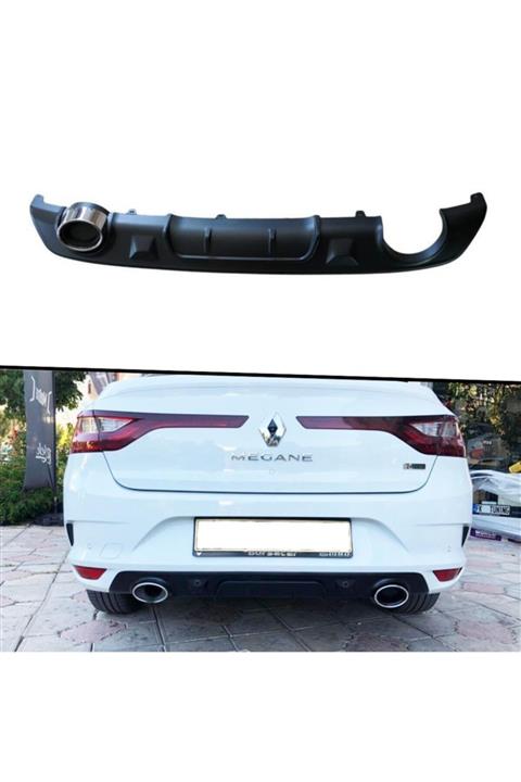 Araba Alışveriş Renault Megane 4 Oto Aksesuar Arka Tampon Ek Koruma Siyah Difüzör