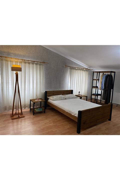 MsmWood Doğal Ahşap Yatak Odası Takımı