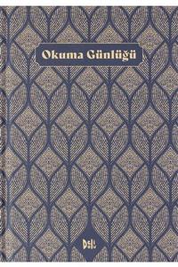 Delidolu Okuma Günlüğü (motifli - Lacivert)