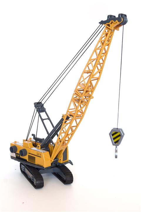 2 Kids's Paletli Vinç Seti Çıkrıklı 33 cm İş Makinası